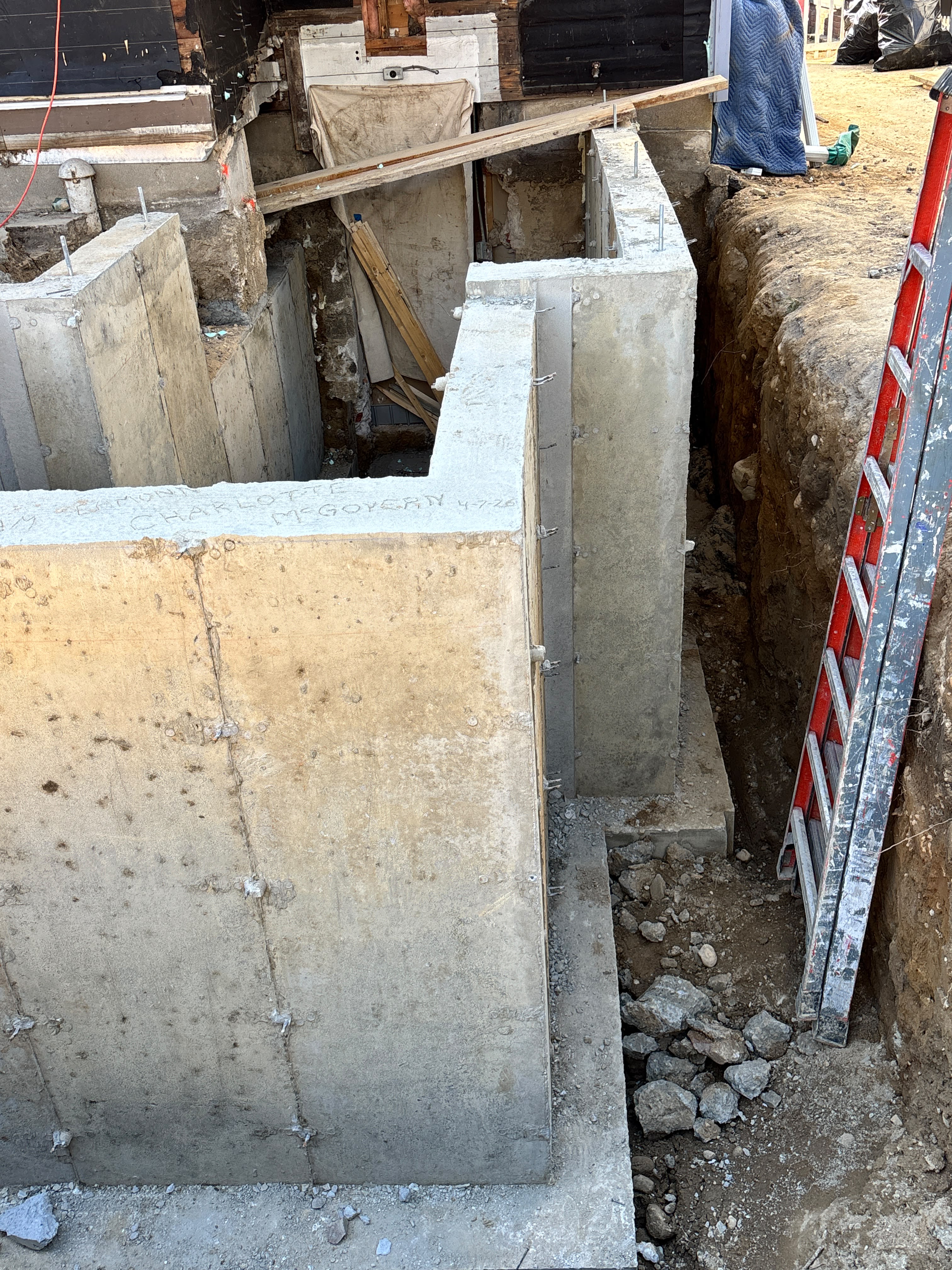 Concrete foundation and formwork, from the Anastos Contractors project gallery