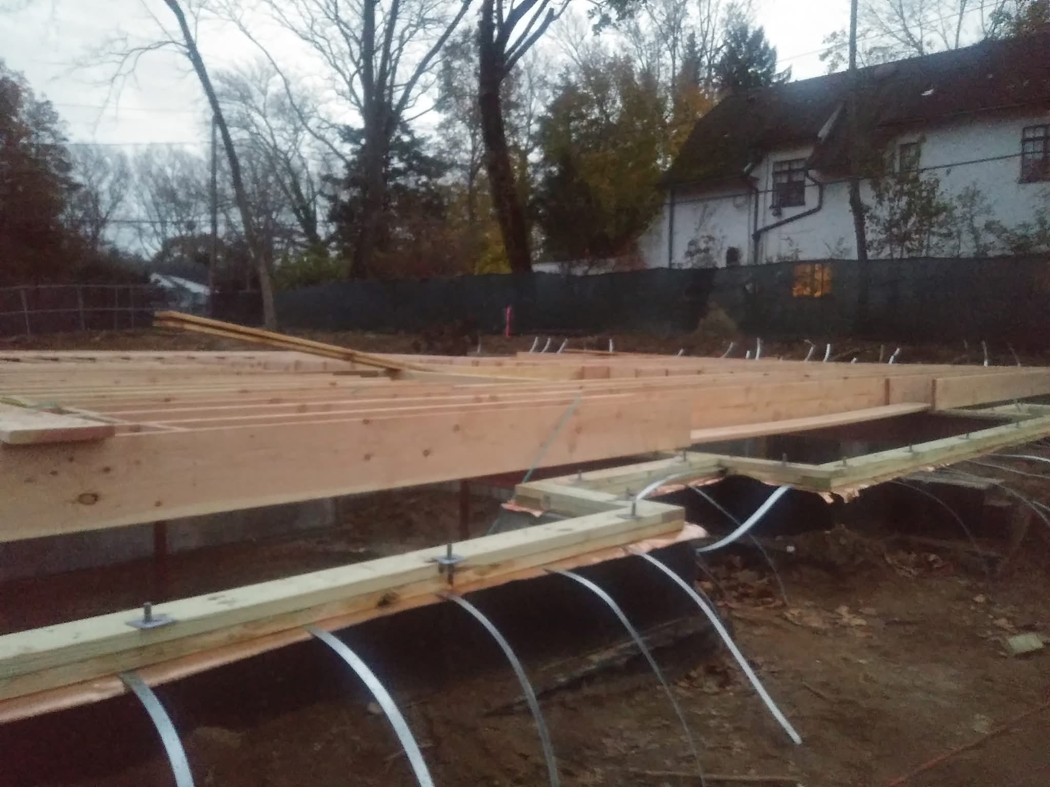 Concrete slab and site work, from the Anastos Contractors project gallery
